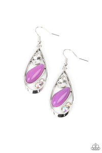 Harmonious Harbors Purple Earrings - Jewelry By Bretta