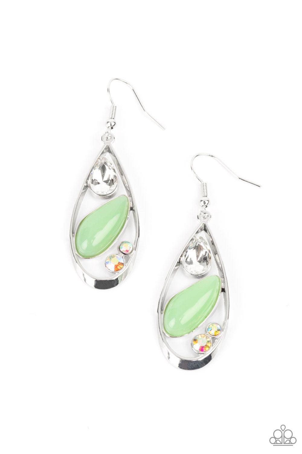 Harmonious Harbors Green Earrings - Jewelry by Bretta