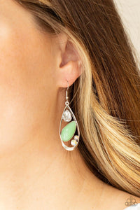 Harmonious Harbors Green Earrings - Jewelry by Bretta