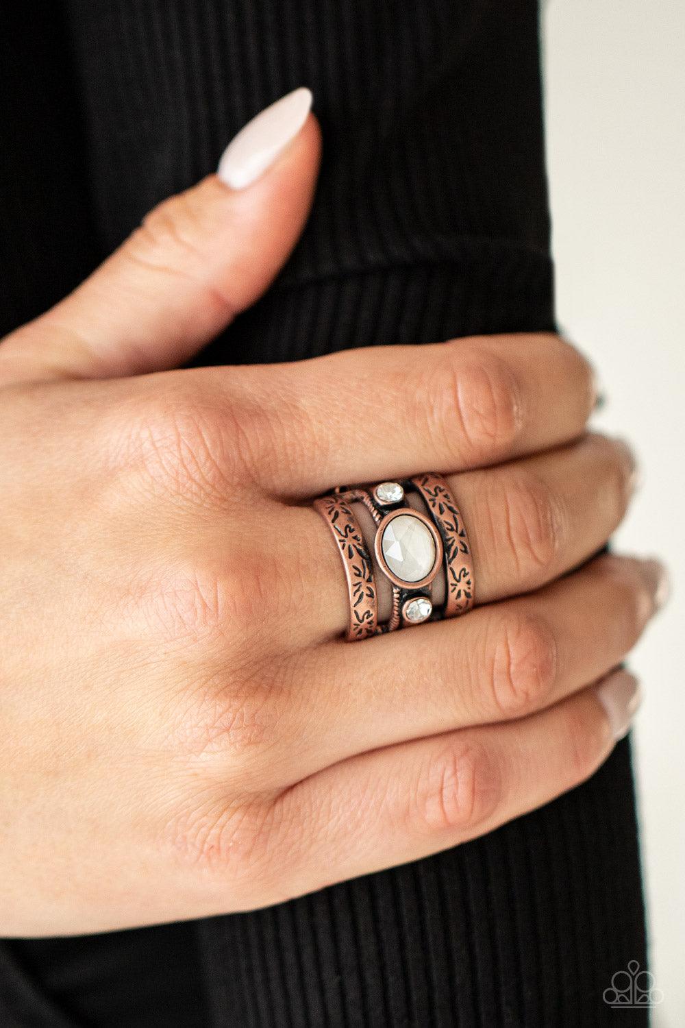 The GLEAMING Tower Copper Ring - Jewelry by Bretta