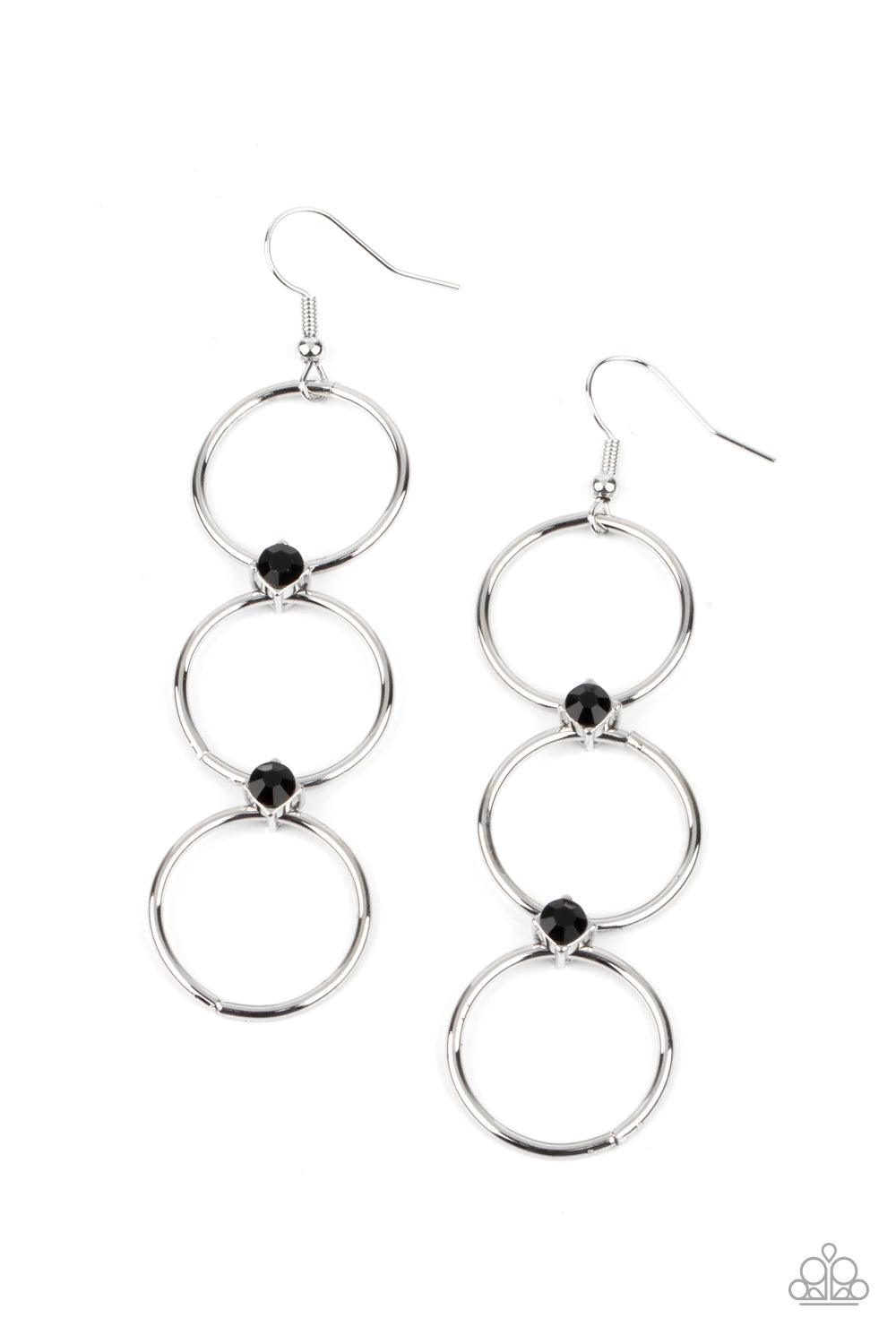 Refined Society Black Earrings - Jewelry by Bretta