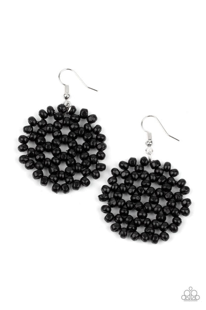 Summer Escapade Black Earrings - Jewelry by Bretta