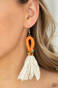 The Dustup Orange Earrings - Jewelry by Bretta