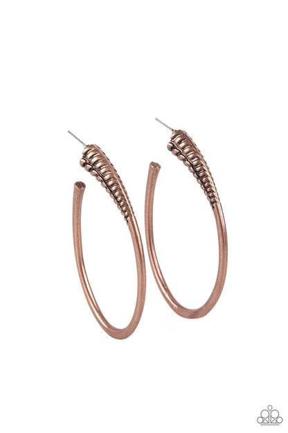 Fully Loaded Copper Earrings - Jewelry  by Bretta