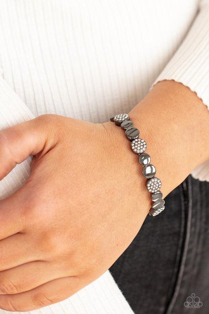 Dimensional Dazzle Black Bracelet - Jewelry by Bretta