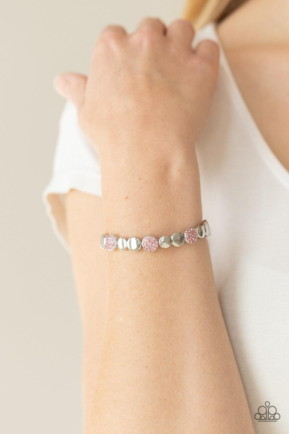 Dimensional Dazzle Pink Bracelet - Jewelry by Bretta