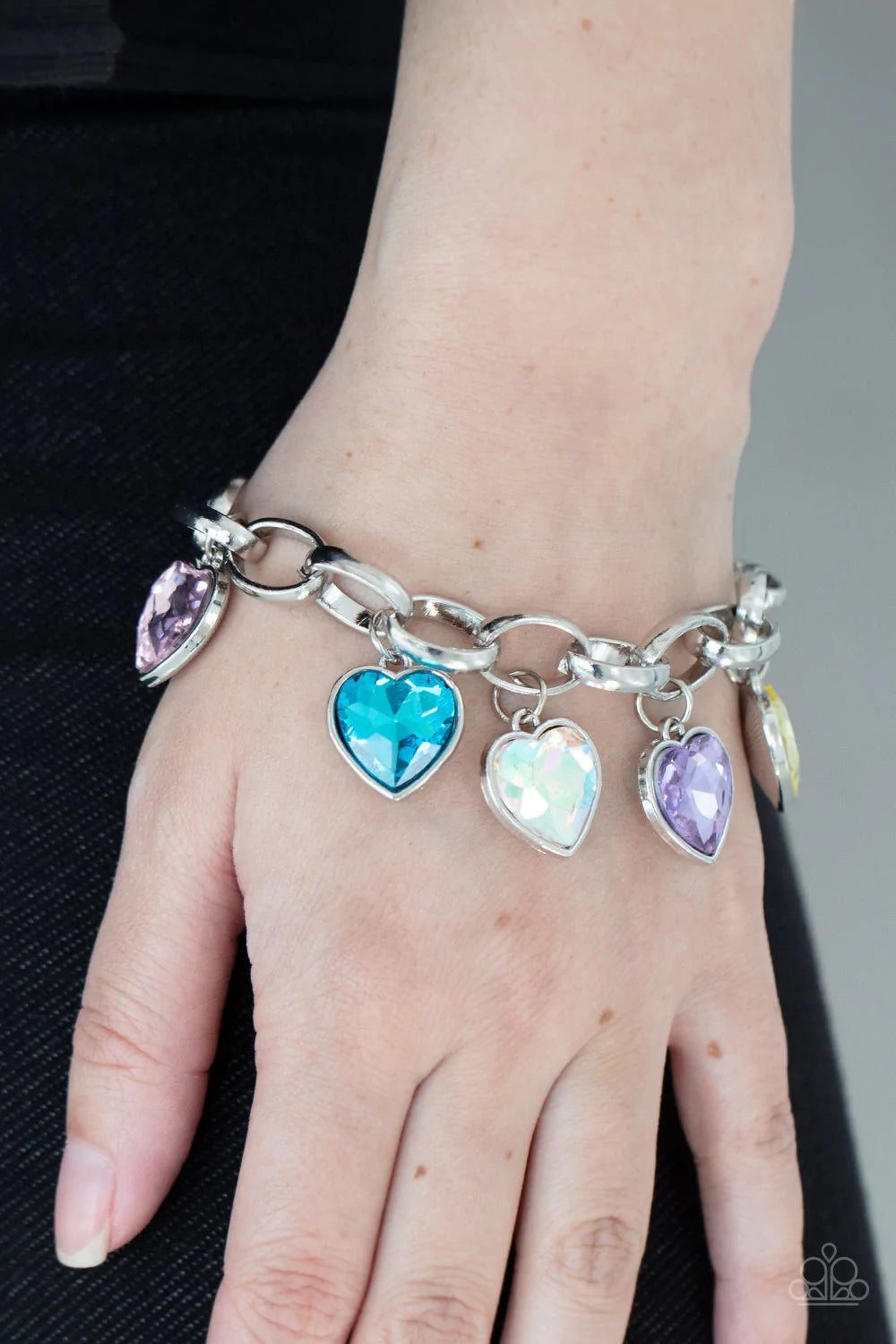Candy Heart Charmer Multi Bracelet - Jewelry by Bretta