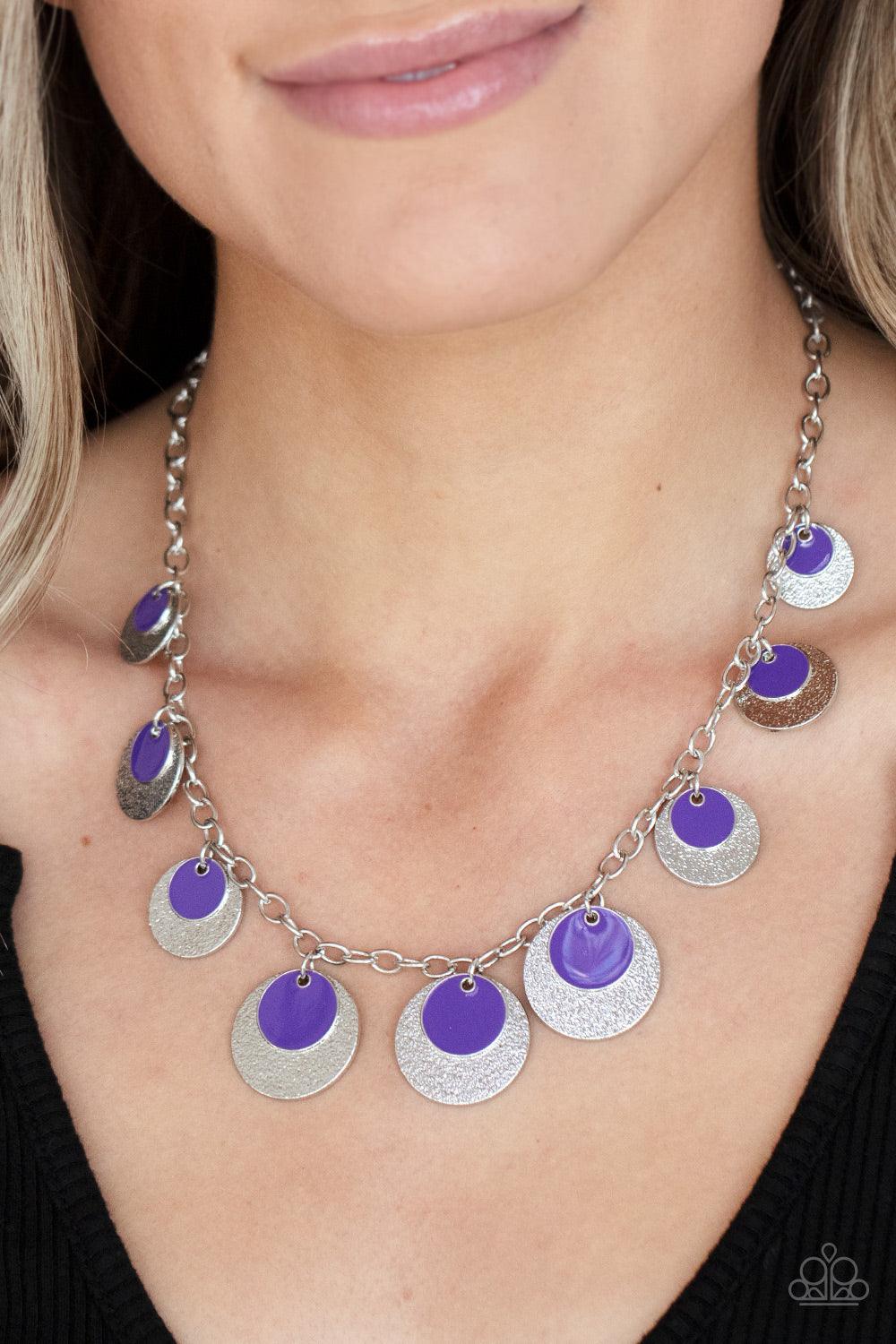 The Cosmos Are Calling Purple Necklace - Jewelry by Bretta
