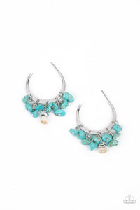 Gorgeously Grounding Blue Earrings - Jewelry by Bretta