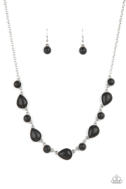 Heavenly Teardrops Black Necklace - Jewelry by Bretta