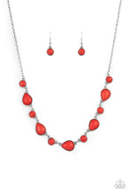 Heavenly Teardrops Red Necklace - Jewelry by Bretta