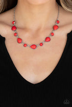 Heavenly Teardrops Red Necklace - Jewelry by Bretta