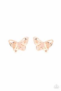 Flutter Fantasy Rose Gold Earrings - Jewelry by Bretta