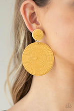 Circulate The Room Yellow Earrings - Jewelry  by Bretta