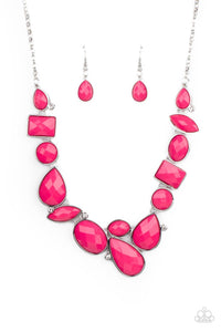 Mystical Mirage Pink Necklace - Jewelry by Bretta