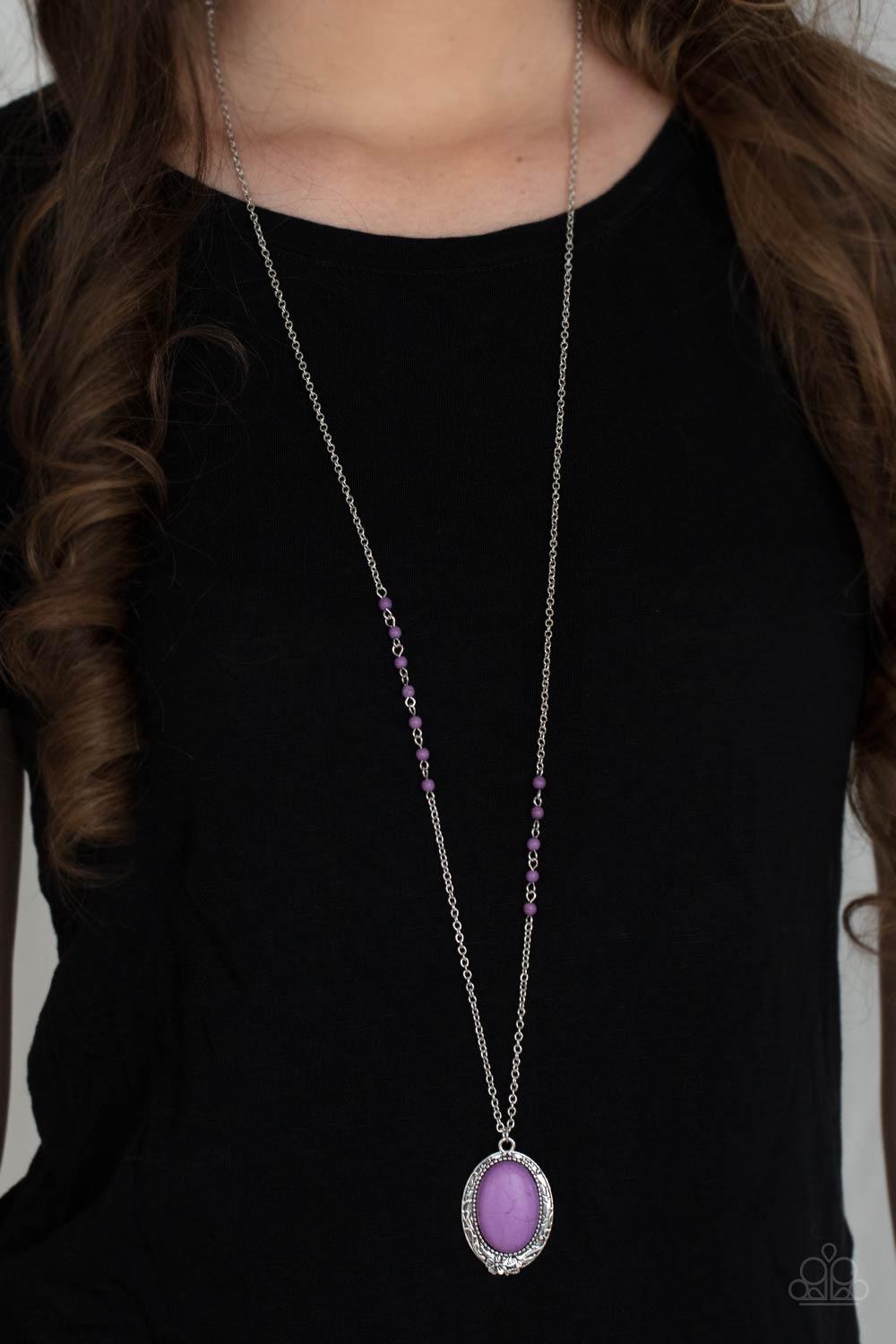 Plateau Paradise Purple Necklace - Jewelry by Bretta