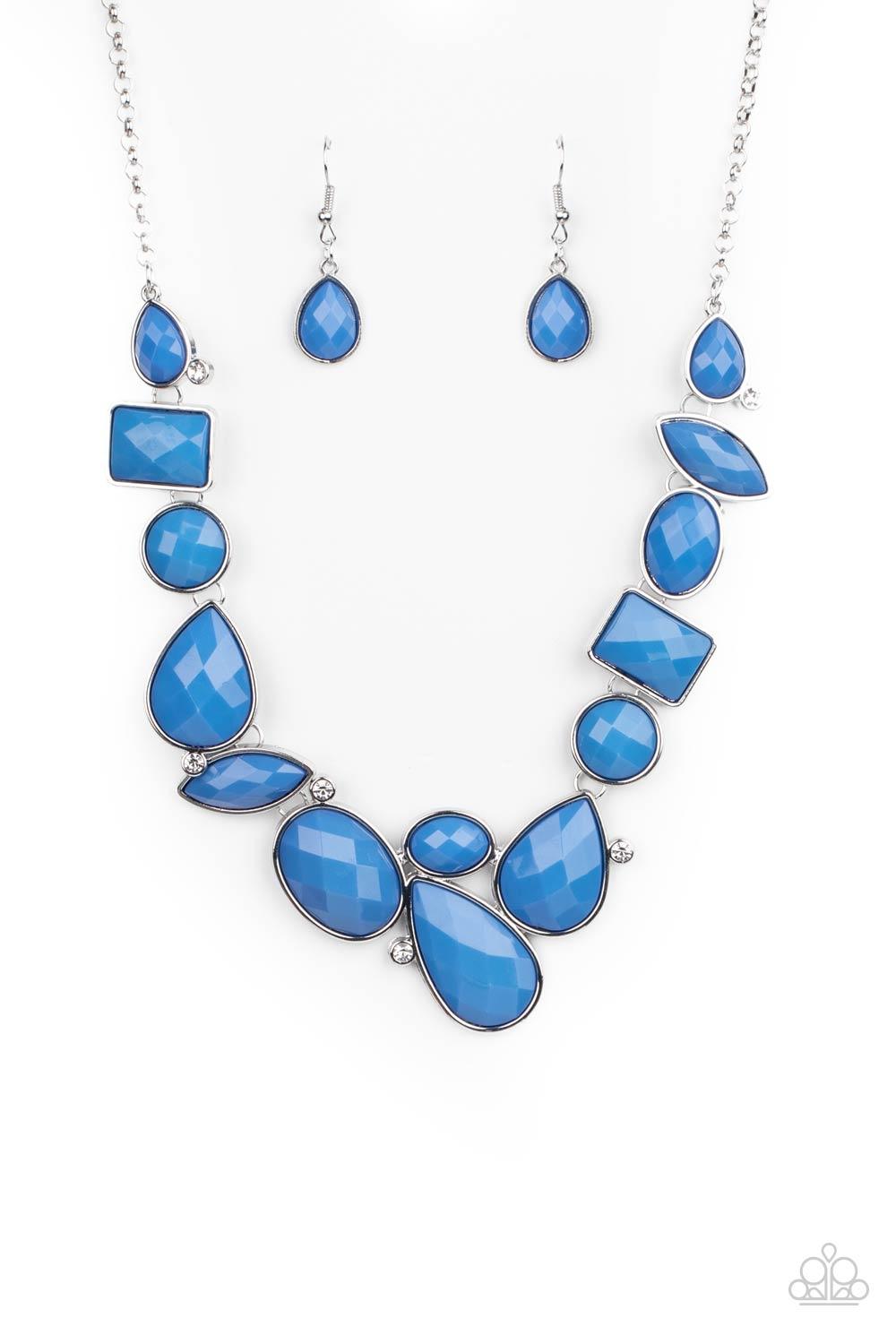 Mystical Mirage Blue Necklace - Jewelry by Bretta