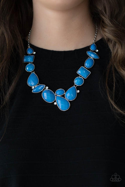 Mystical Mirage Blue Necklace - Jewelry by Bretta