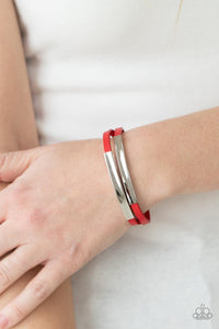 Dangerously Divine Red Magnetic Bracelet - Jewelry by Bretta