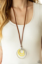 Hypnotic Happenings Yellow Necklace - Jewelry by Bretta