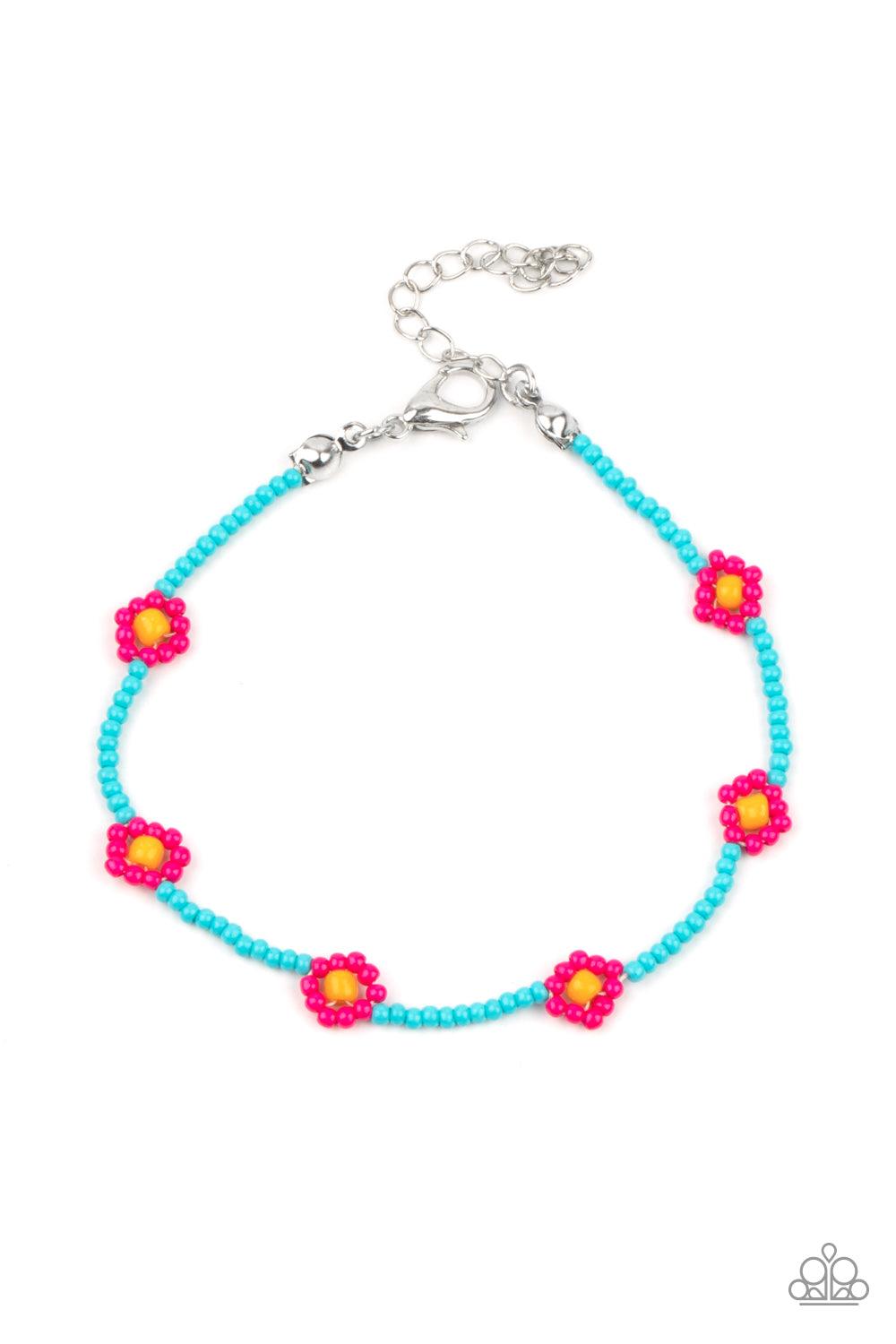 Camp Flower Power Pink Bracelet - Jewelry by Bretta