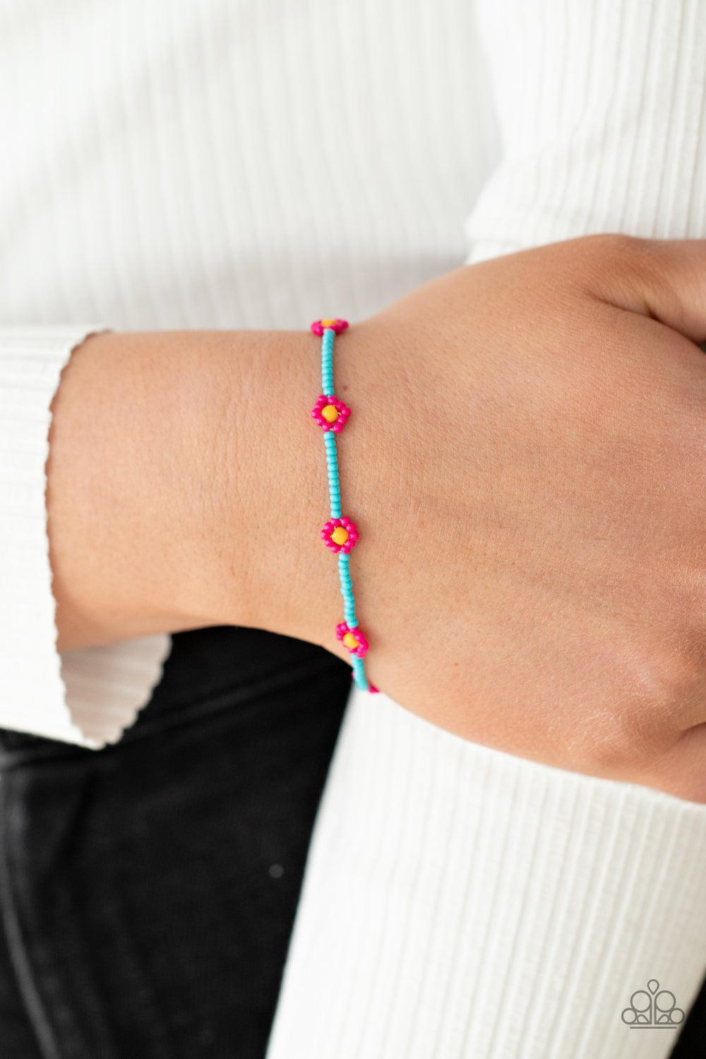 Camp Flower Power Pink Bracelet - Jewelry by Bretta