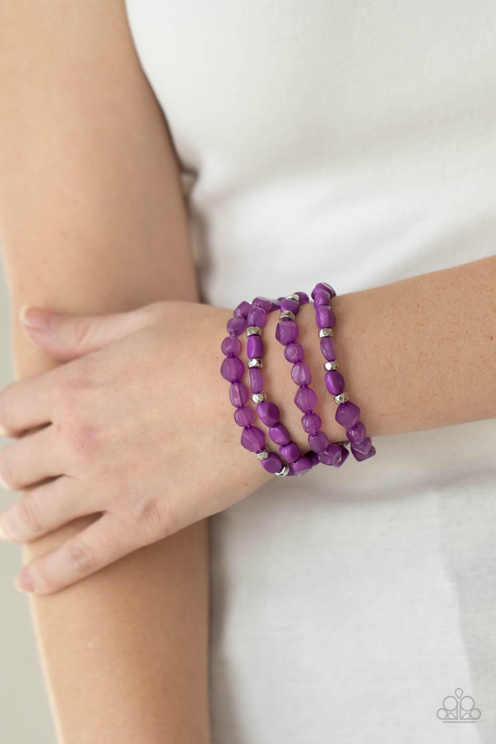 Nice GLOWING! Purple Bracelets - Jewelry by Bretta