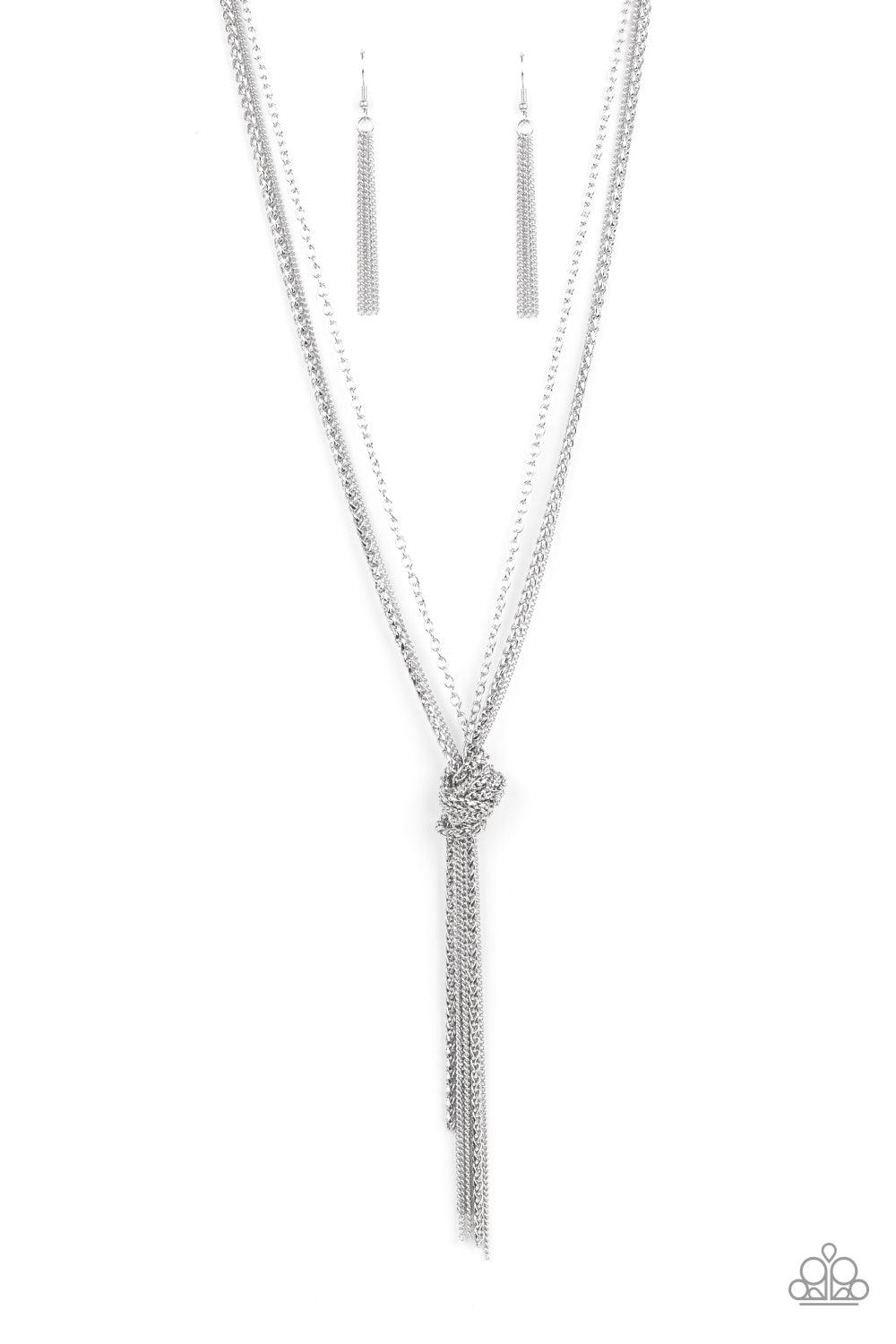 KNOT All There Silver Necklace - Jewelry by Bretta