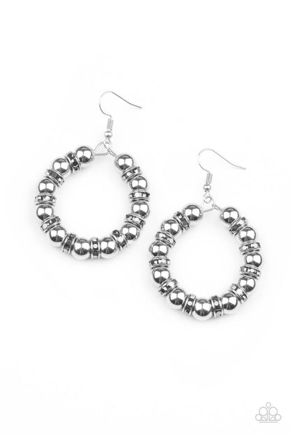 Cosmic Halo Silver Earrings - Jewelry by Bretta