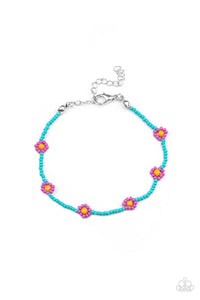 Camp Flower Power Purple Bracelet - Jewelry by Bretta