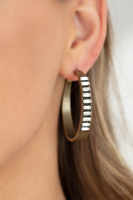 More To Love Brass Earrings - Jewelry by Bretta