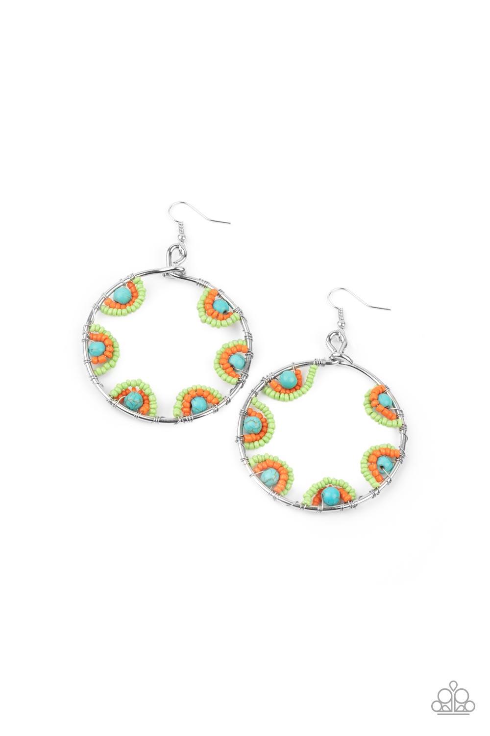 Off The Rim - Multi Earrings