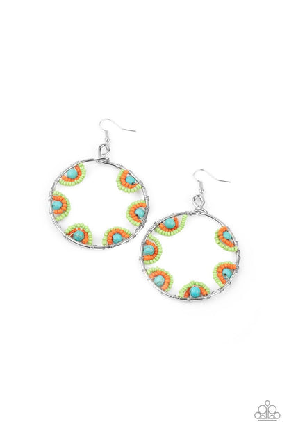 Off The Rim - Multi Earrings