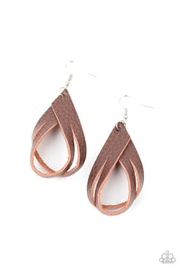 Thats A STRAP - Brown Earrings - Jewelry by Bretta