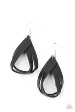 Thats A STRAP - Black Earrings - Jewelry By Bretta
