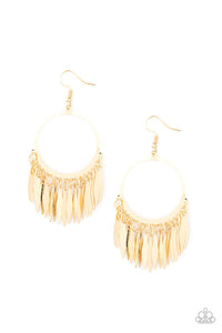 Radiant Chimes Gold Earrings = Jewelry by Bretta