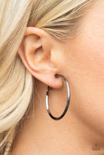 City Classic Black Hoop Earrings - Jewelry by Bretta