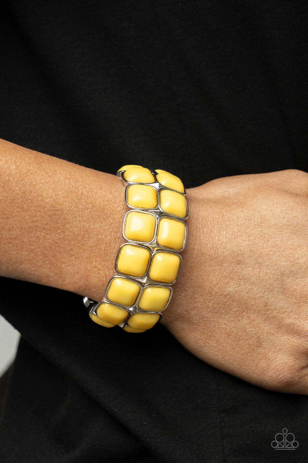 Molten Mogul Green Bracelet - Jewelry by Bretta