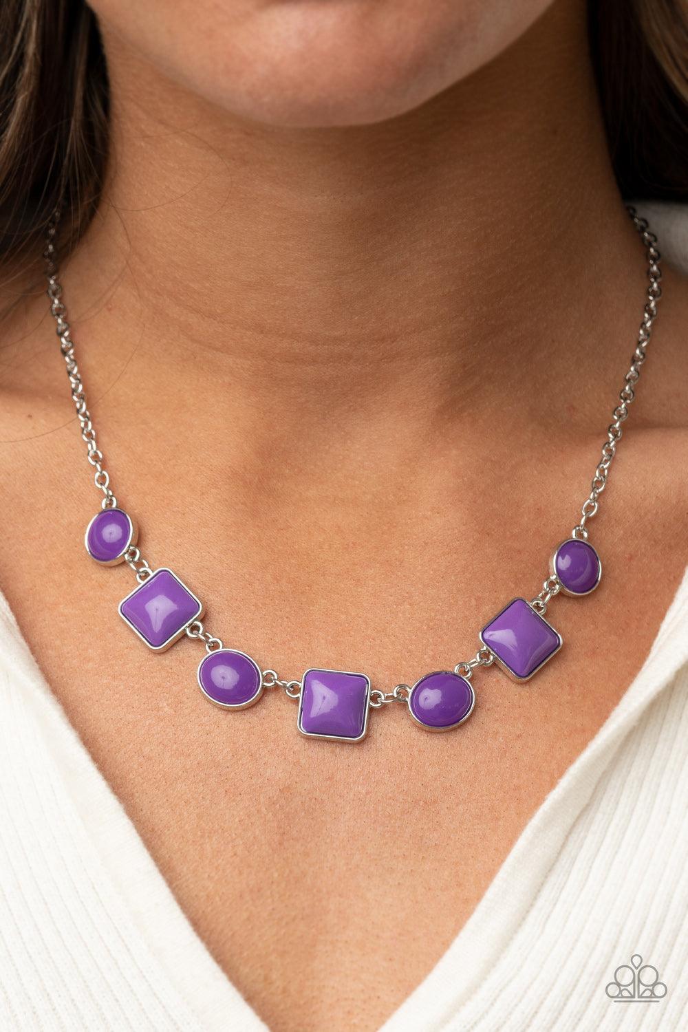 Trend Worthy Purple Necklace - Jewelry by Bretta