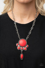 Geographically Gorgeous Red Necklace - Jewelry by Bretta