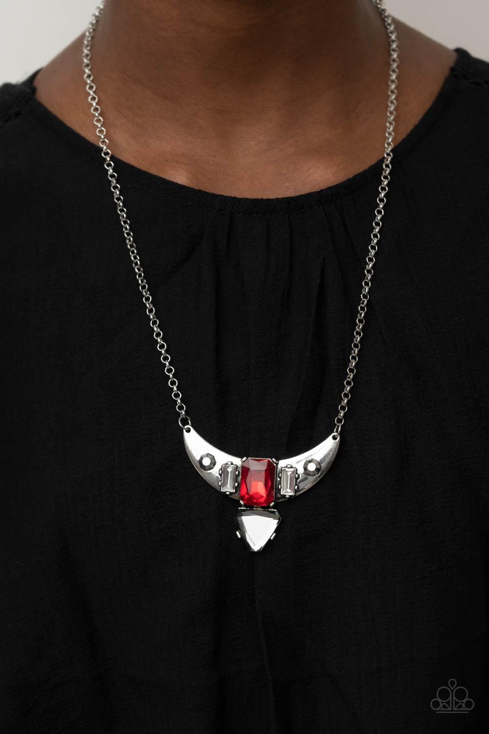 You the TALISMAN! Red Necklace - Jewelry by Bretta