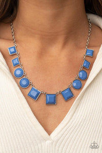 Tic Tac TREND Blue Necklace - Jewelry by Bretta