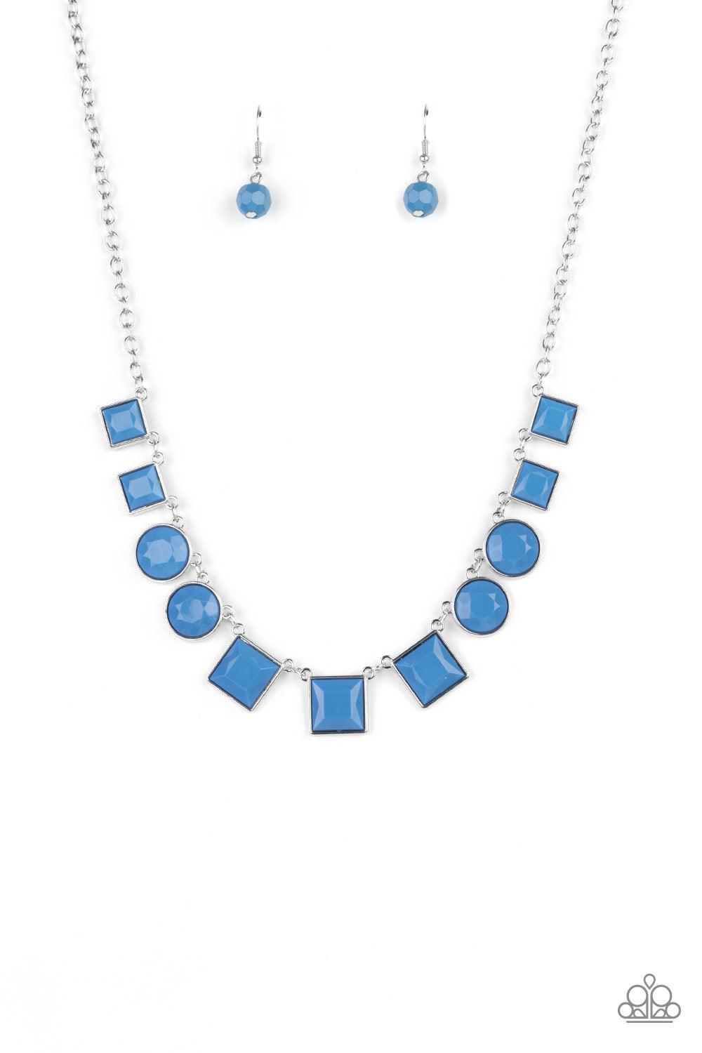 Tic Tac TREND Blue Necklace - Jewelry by Bretta