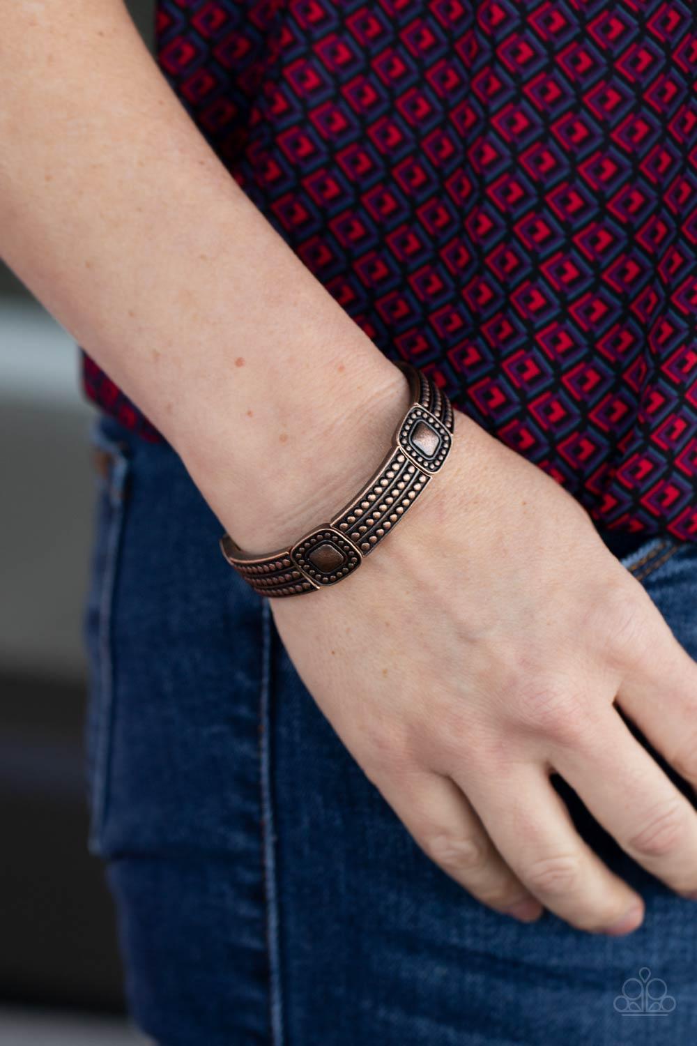 Molten Mogul Green Bracelet - Jewelry by Bretta