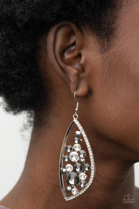 Sweetly Effervescent Paparazzi Silver Earrings - Jewelry by Bretta