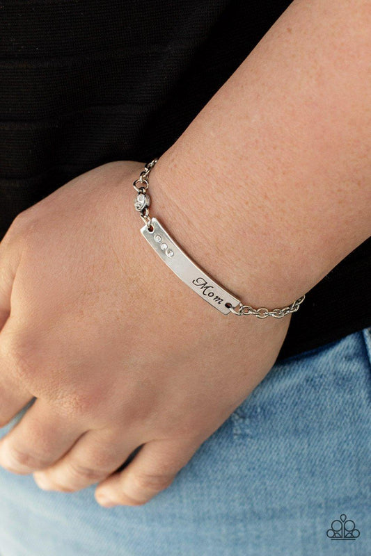 Mom Always Knows White Bracelet - Jewelry by Bretta