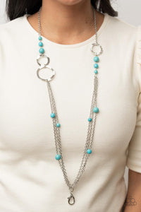 Local Charm Blue Lanyard Necklace - Jewelry by Bretta - Jewelry by Bretta