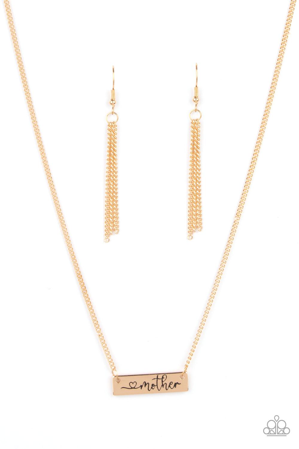 Joy Of Motherhood Gold Necklace - Jewelry by Bretta