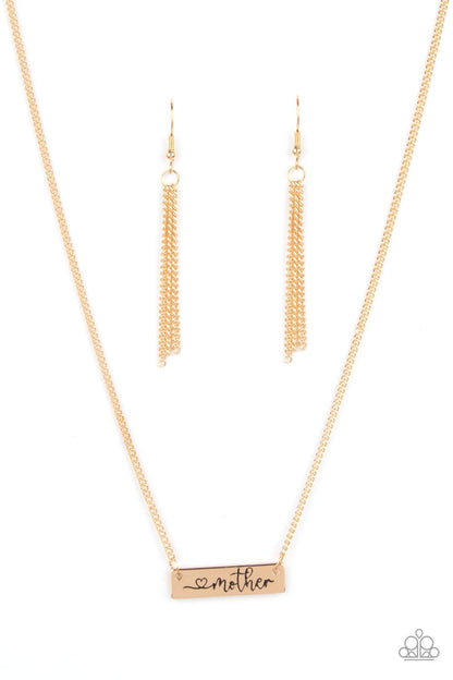 Joy Of Motherhood Gold Necklace - Jewelry by Bretta