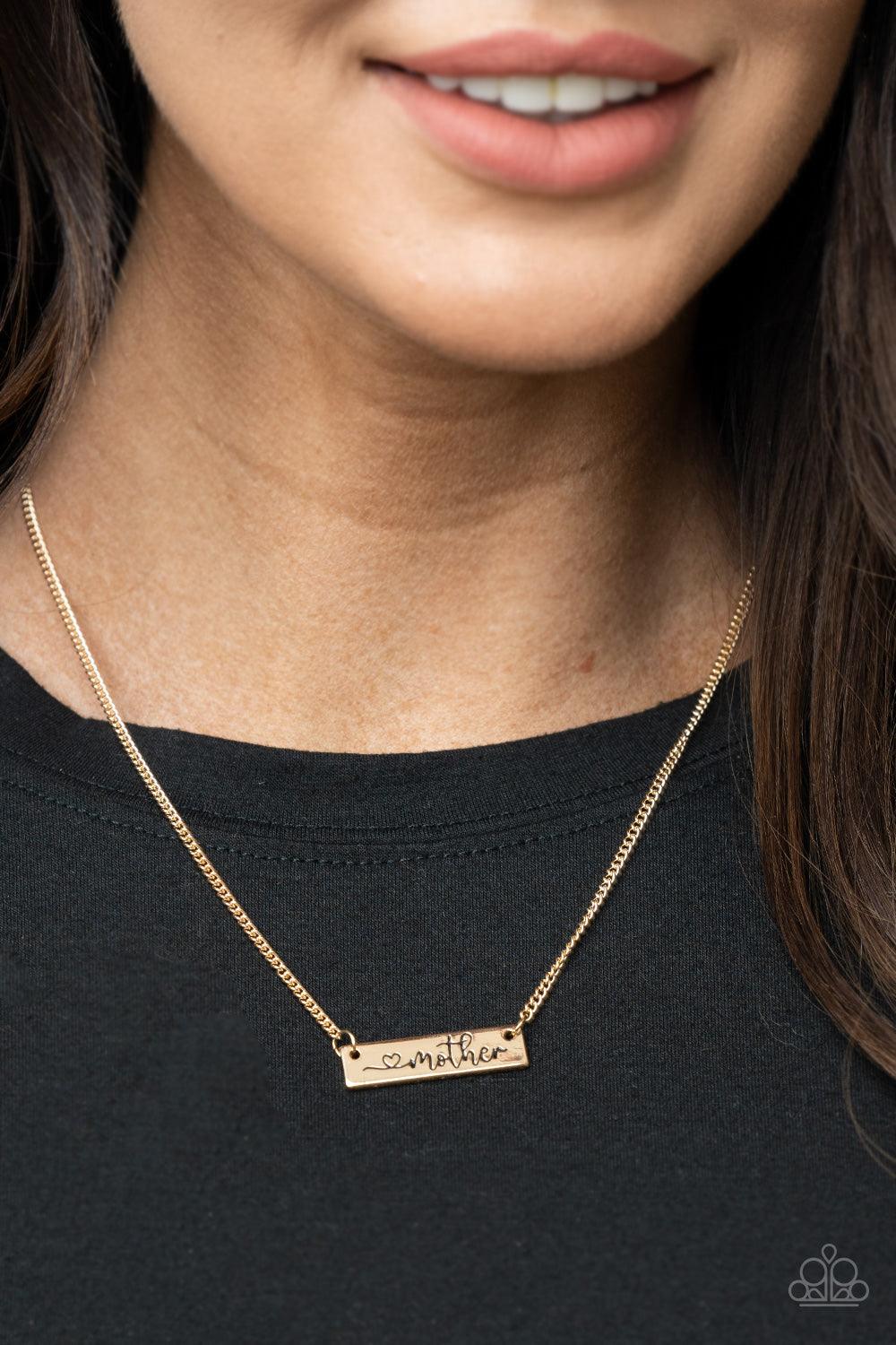 Joy Of Motherhood Gold Necklace - Jewelry by Bretta